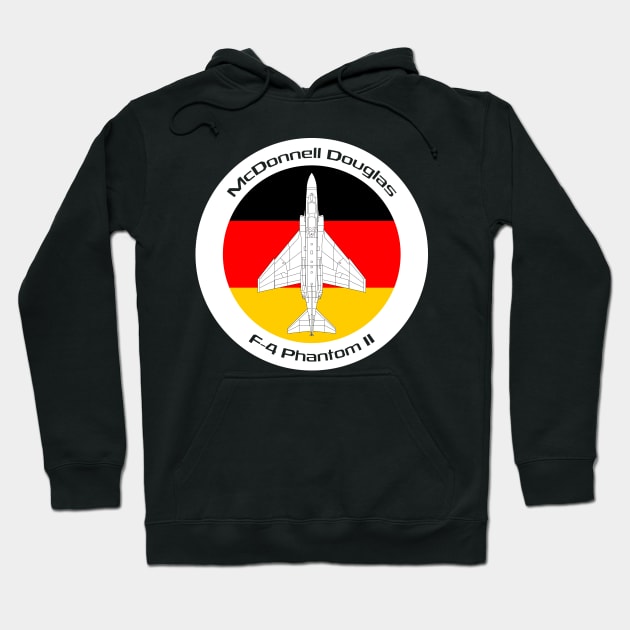 McDonnell Douglas F-4 Phantom II (DE) Hoodie by BearCaveDesigns